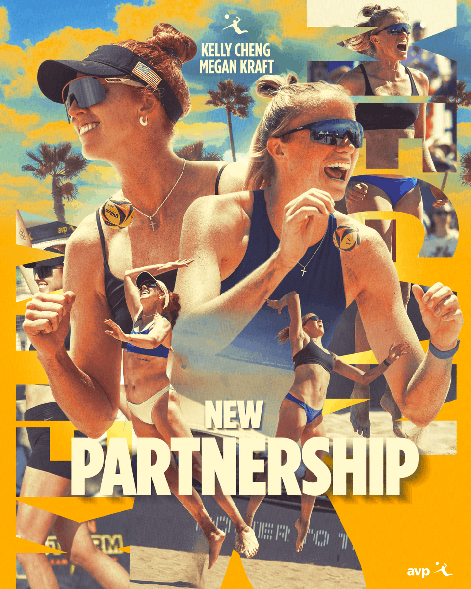 avpbeach's tweet photo. Who’s excited for this duo? 👀
Megan Kraft and Kelly Cheng are officially joining forces for 2026. https://t.co/SlFxpA5XIw