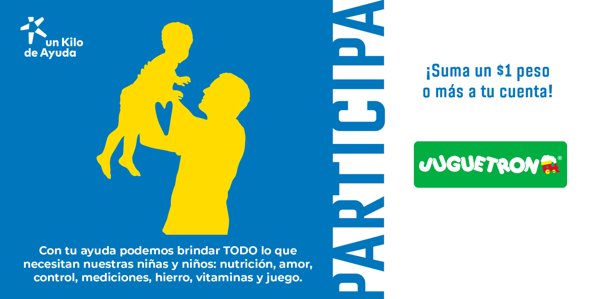 ¡Vamos con todo, con todos!
Con tu ayuda podemos brindar alegría y sonrisas a más de 23,000 niñas y niños en siete estados del país.
.
.
.
#Juguetron
#KolectaUnKilodeAyuda2025