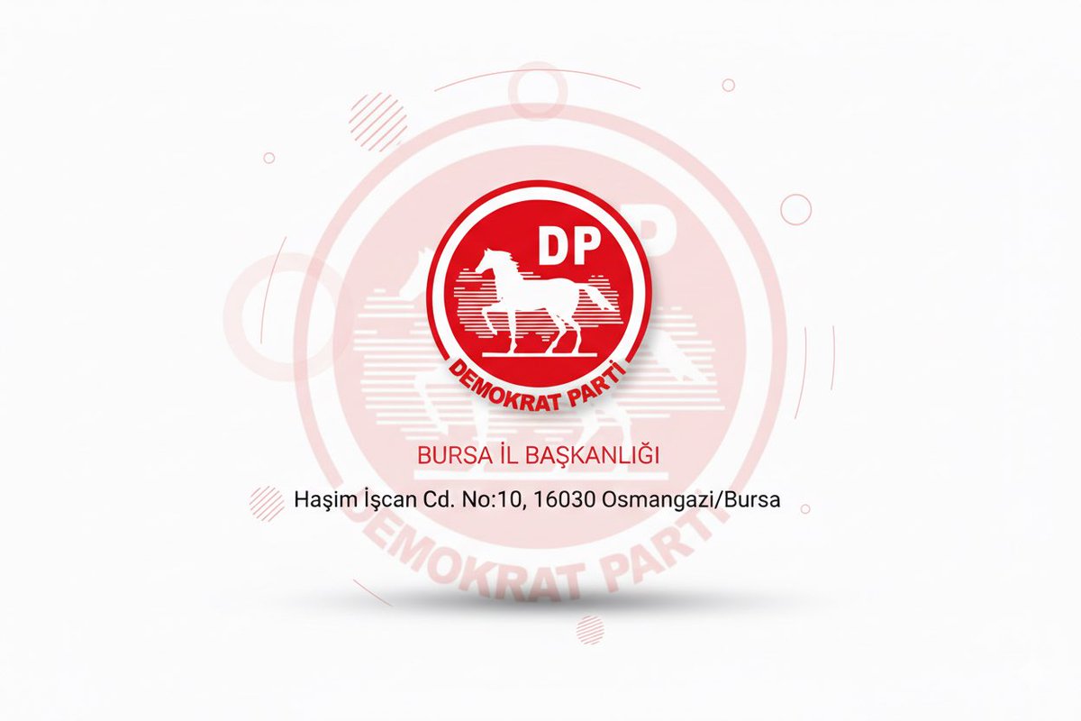 Demokrat Parti Bursa İl Başkanlığı olarak, kapımız tüm hemşehrilerimize sonuna kadar açıktır. Sorunlarımızı konuşmak, çözüm önerilerimizi paylaşmak ve Bursa’mızın hak ettiği müreffeh yarınlara birlikte yürümek için sizleri il başkanlığımızda ağırlamaktan onur duyarız.

#Bursa