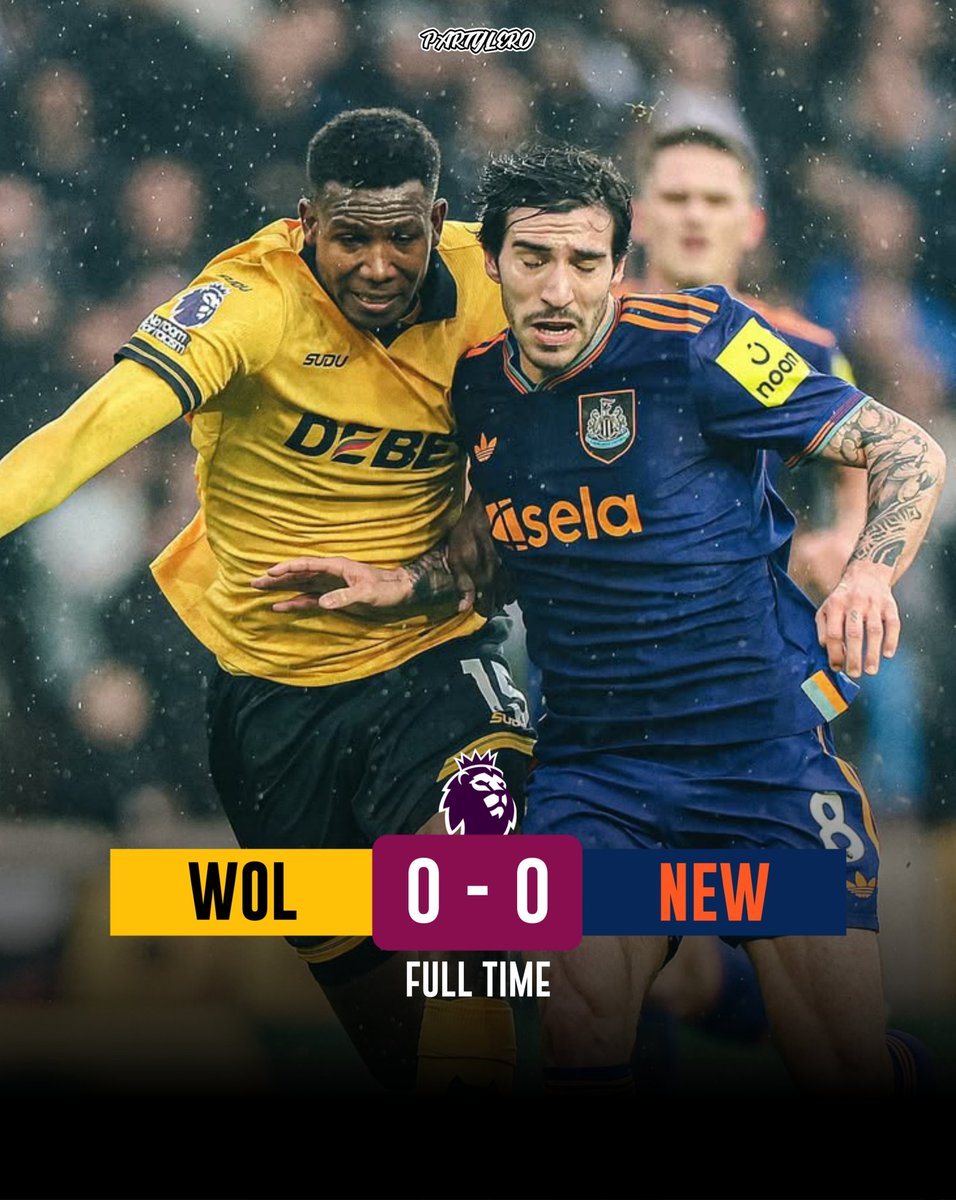 📍FT!

#AVLEVE 0-1
⚽ Barry
🅰️ McNeil
🅱️ Pickford (+3), Barry (+2), O'Brien (+1)
🛡 Garner, O'Brien, Tarkowski, Patterson

#WOLNEW 0-0
⚽ -
🅰️ -
🅱️ Thiaw (+3), Hall (+2), Jose Sa (+2)
🛡 Mosquera

Villa juga gabisa ngejer Arsenal. Congrats, <a href="/Arsenal/">Arsenal</a>