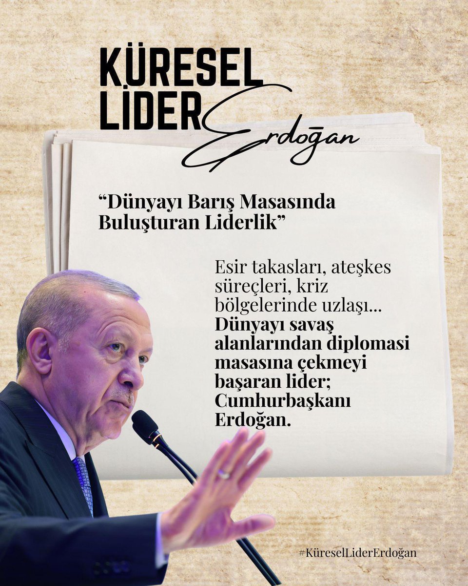 #KüreselLiderErdoğan