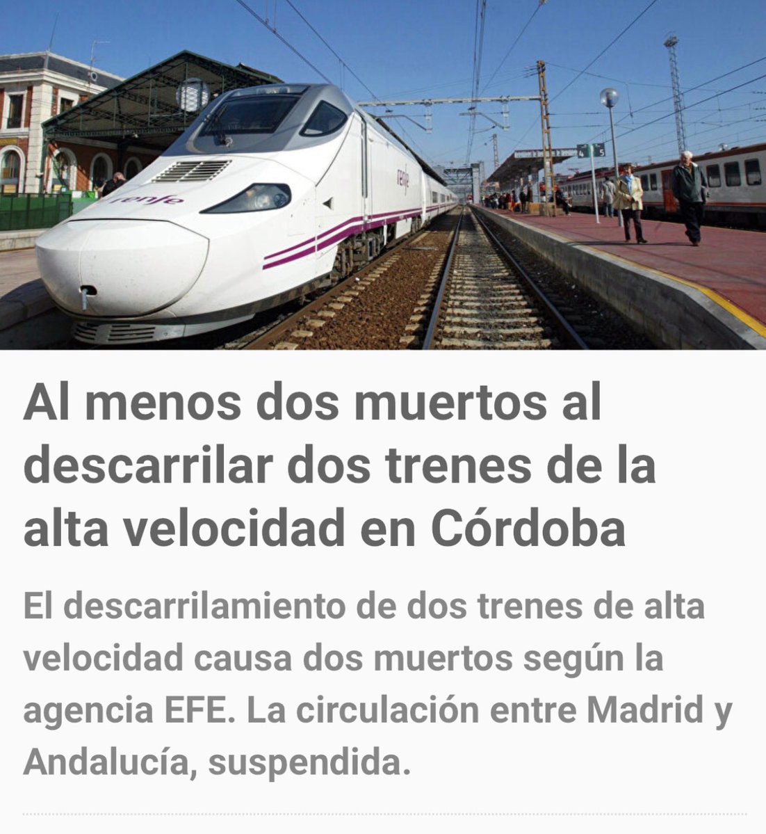 Tres meses ha tardado.

Luego dirán que no se podía saber.