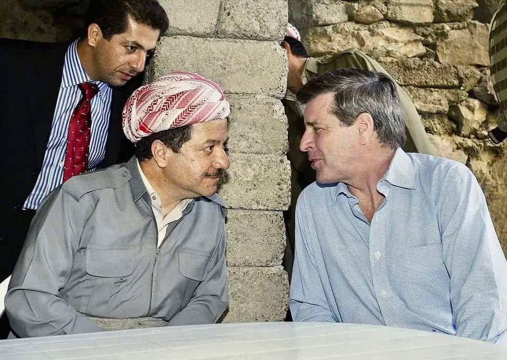 SaadSh1ingali's tweet photo. توم باراك هو " بول بريمير " سوريا وهو الحاكم الفعلي في سوريا، ومنذ بداية تصريحاته كان واضحًا أنه يسعى للإطاحة بالكورد، تمامًا كما حاول بول بريمير القضاء على البيشمركة في عام 2003. لكن روژآفا، للأسف، لا تملك زعيمًا بمستوى مسعود البارزاني ليقف في وجه هذه التحديات. https://t.co/UbNcpYvW64