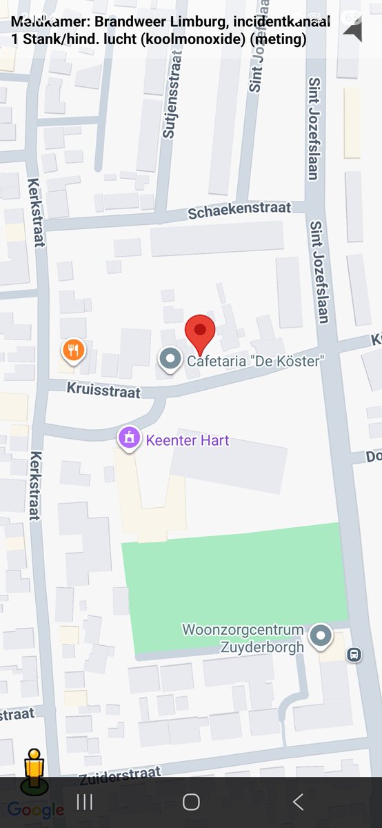 Koolmonoxide meting door brandweer in Weert