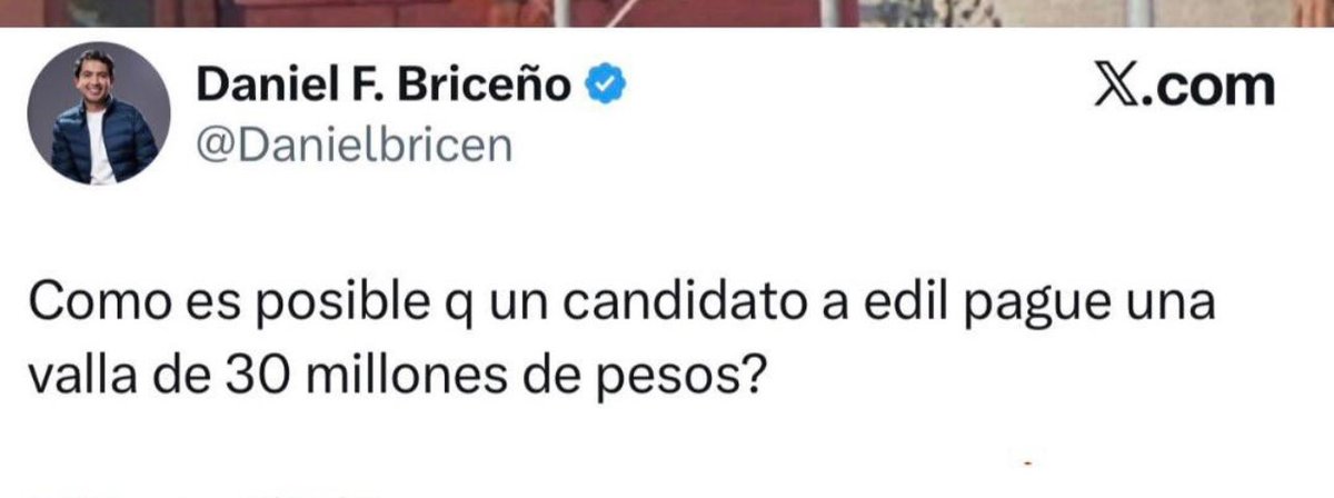La “coherencia” de un candidato “austero”. En el mismo sentido de su preocupación hace años: de dónde sacará la plata para una valla tan costosa? Ya engañó a sus electores una vez en el concejo dejándolos abandonados. Artificios para engañar incautos.