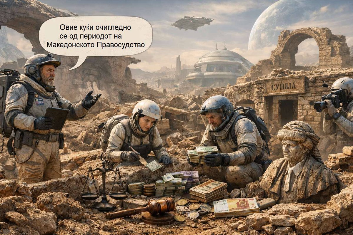 Археолози за 10 000 години ко ќе најдат куќи на судии со пари во ѕидовите