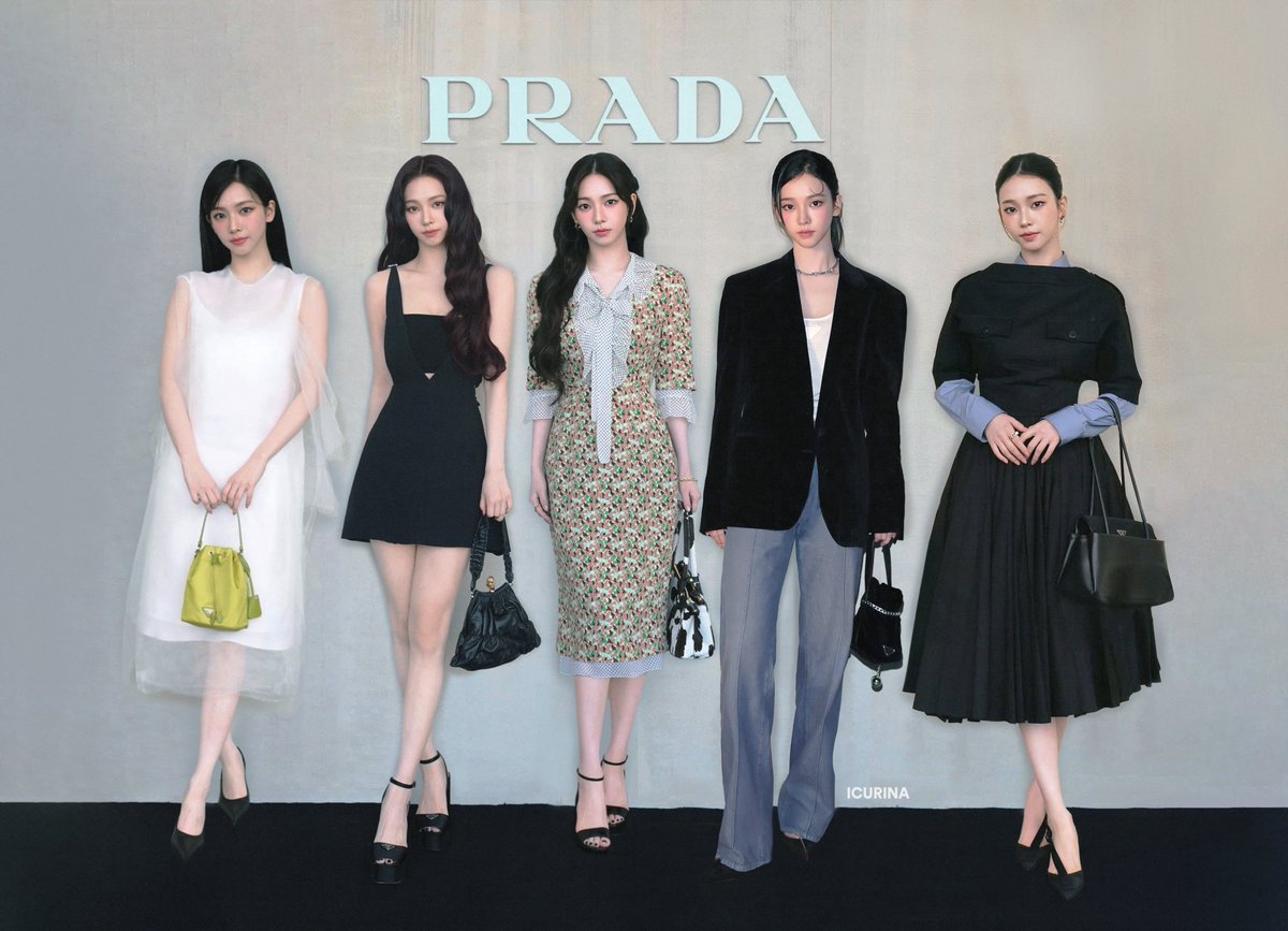 icurina's tweet image. #KARINA at prada fashion show over the years