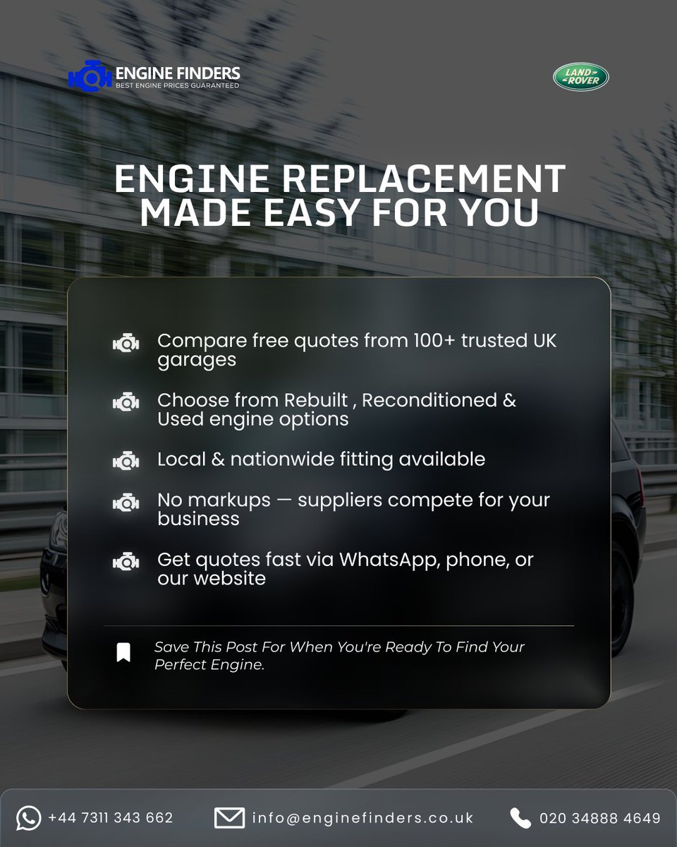 Engine Finders (@EngineFinders) / Posts / X