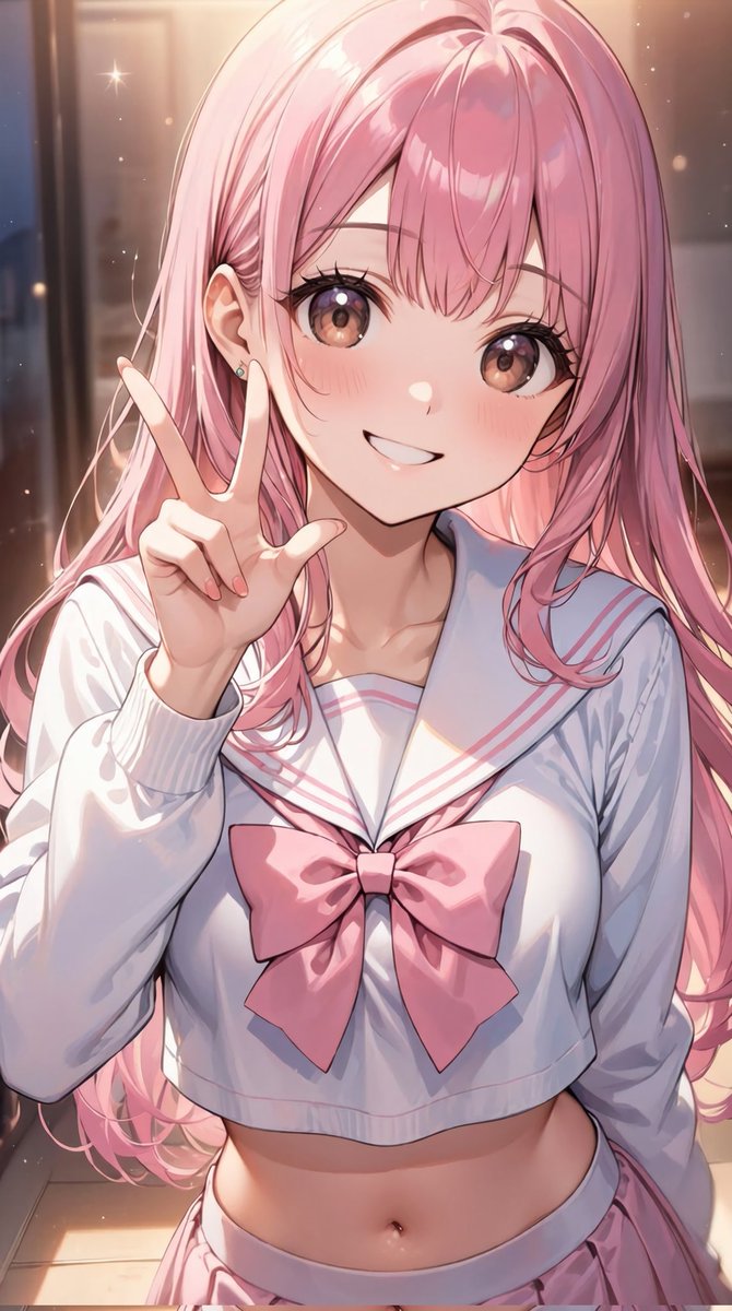 ポチッ🎵 月曜日おはようJKちゃん🥰💕💖