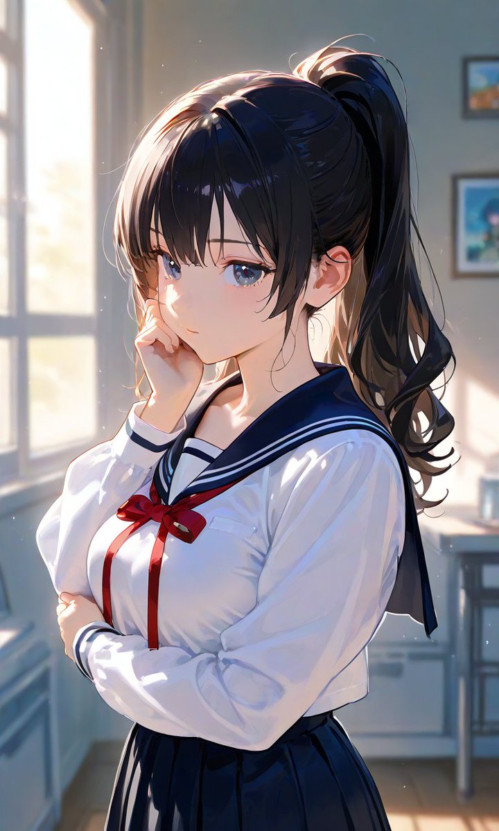 月曜日の朝です🎵 皆様、おはようございます💕💖 #pixai #AIイラスト