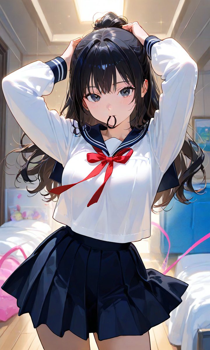 月曜日の朝です🎵 皆様、おはようございます💕💖 #pixai #AIイラスト