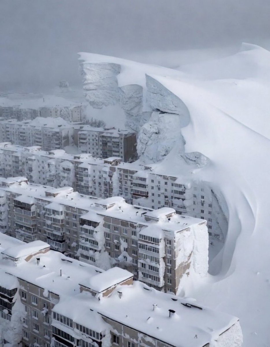 Rusya'da kar fırtınası sonrası ortaya çıkan görüntü…
Su fotoğrafın gerçekliğin insana yaşattığı irkilme.🤦🏻‍♂️