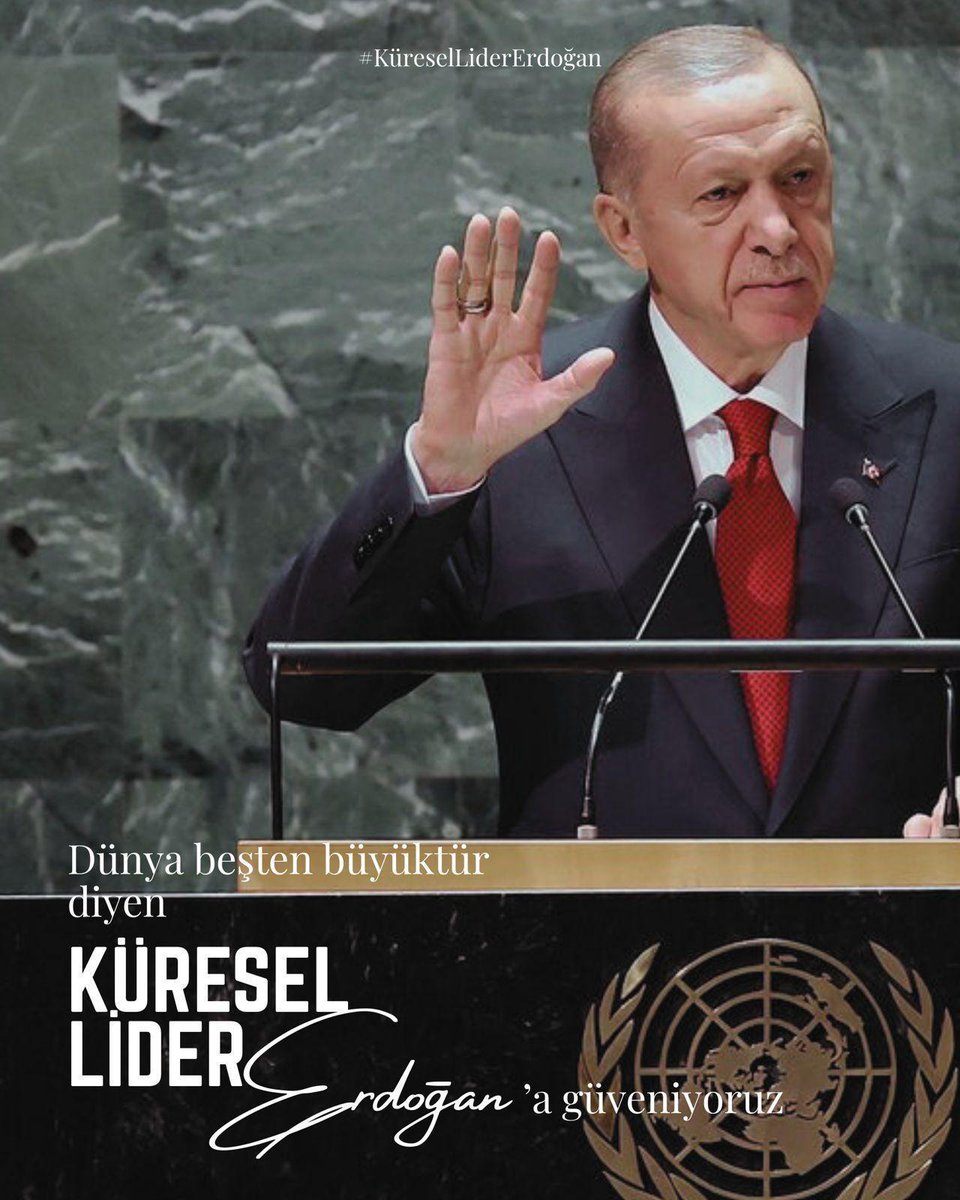 Güçlü Türkiye’nin Lideri🇹🇷
 
#KüreselLiderErdoğan