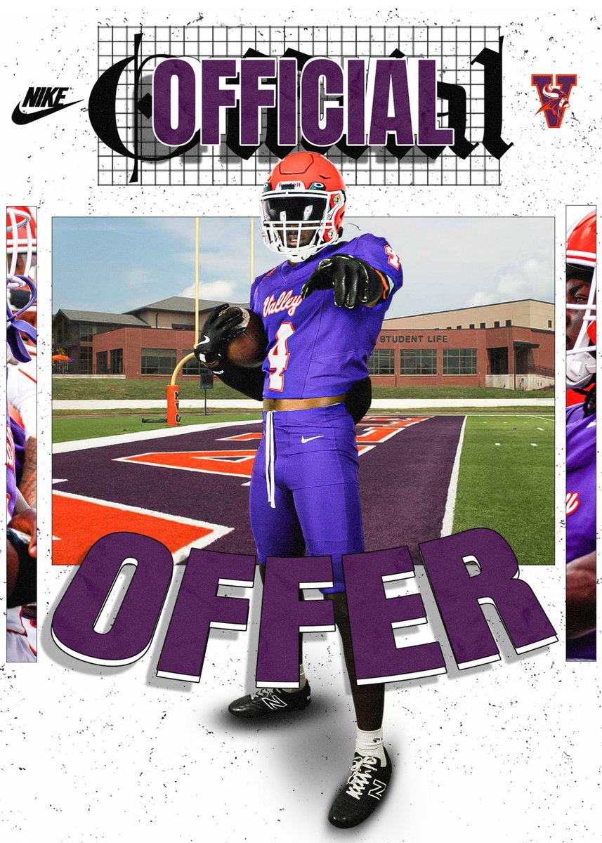 AStevo20's tweet photo. Blessed to receive my first offer from @Coach_Griffin32 and @MovalFootball https://t.co/WzmXHalwRI
