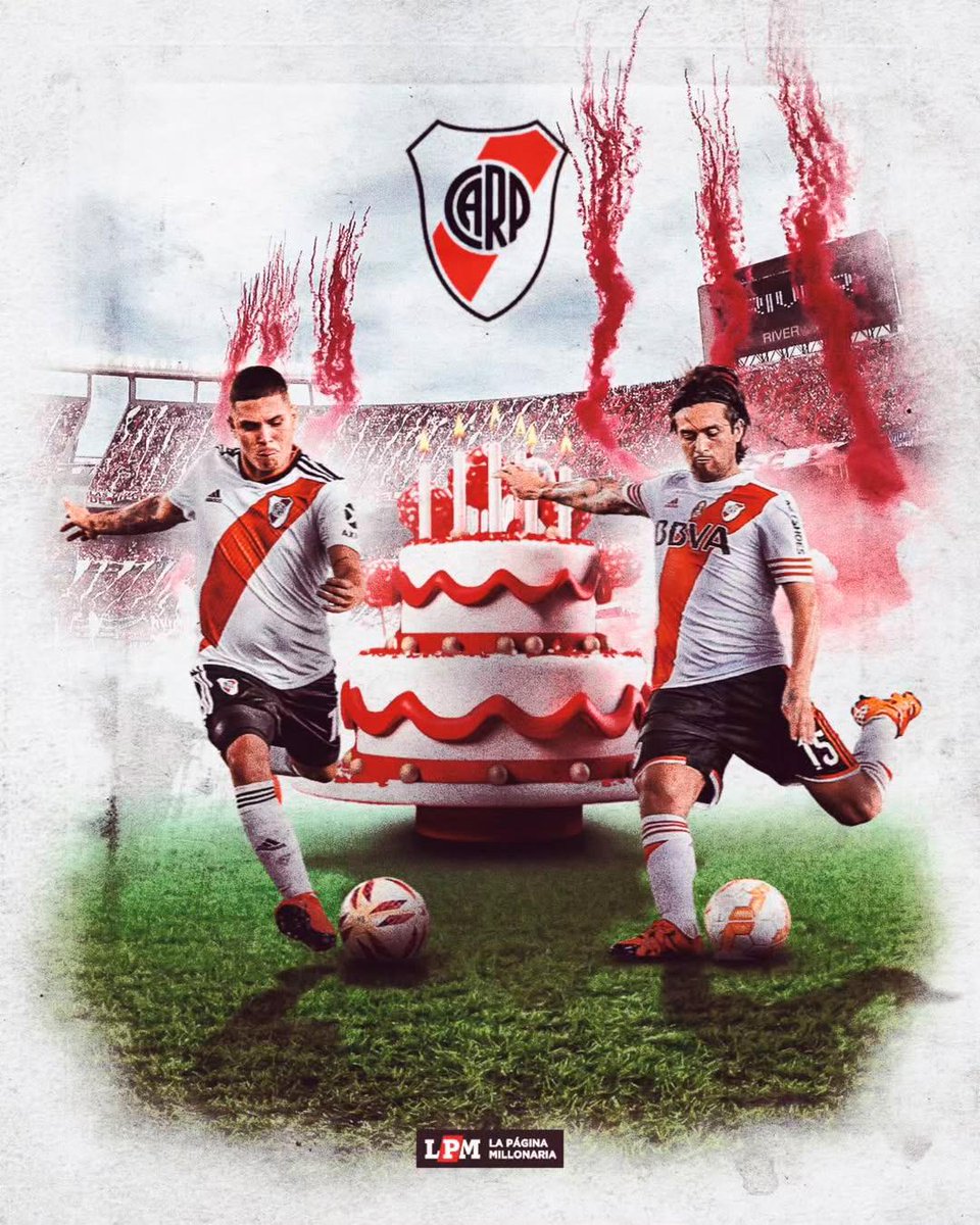 ✅🎯 Zurdos.
✅🎩 Cracks.
✅🏆 Fundamentales en la historia reciente de River.
✅🐷 Goles a Boca.

Hoy no es el día del zurdo, pero podría serlo. 

¡Feliz cumple para Juanfer y Piscu!