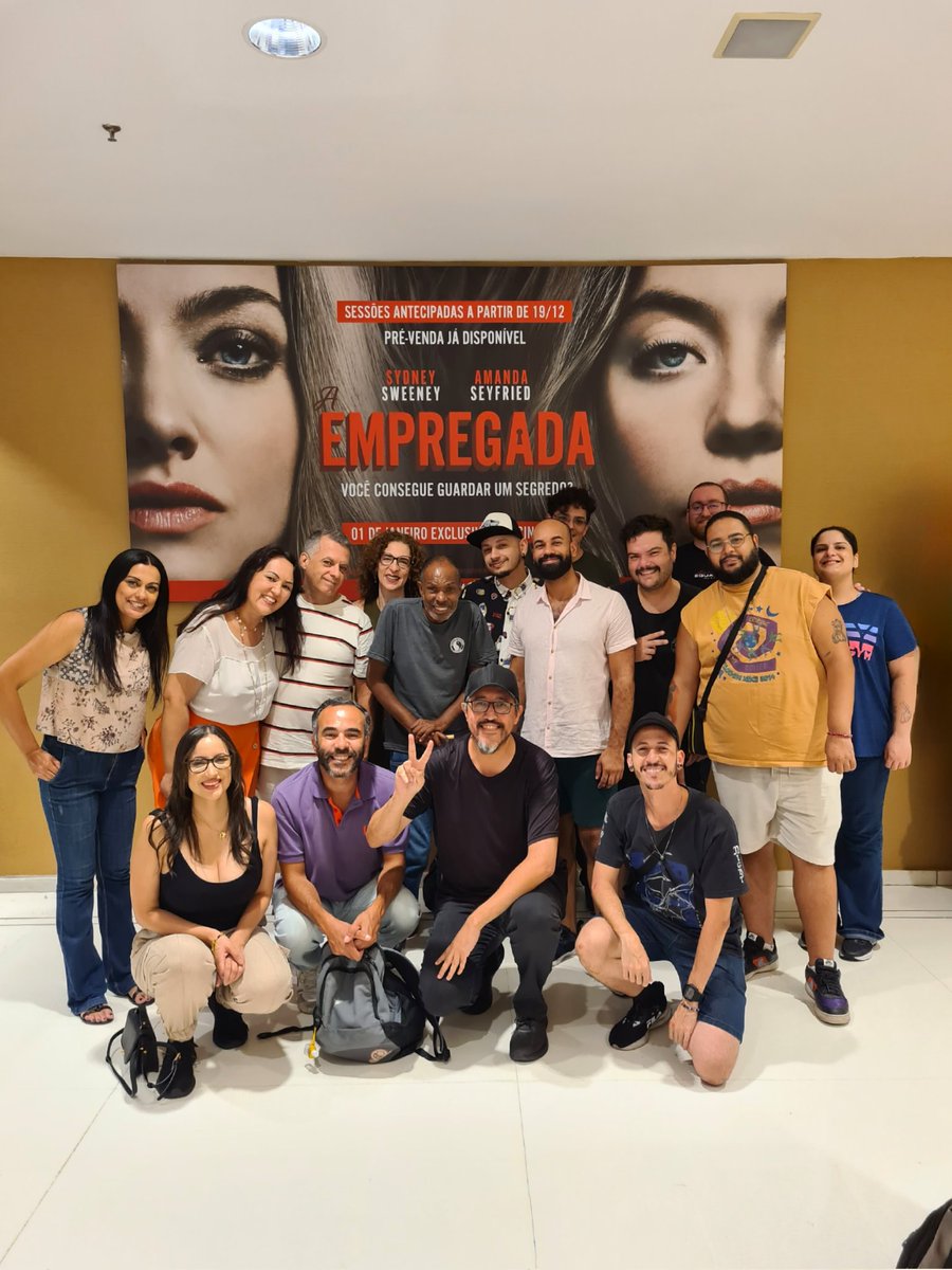 Sessão ParsaGeeks para "A Empregada". Em cartaz nos cinemas pela <a href="/ParisFilmes/">Paris Filmes</a>.🎬

#TheHousemaid #aempregada #CinemaUpdate #ULTIMAHORA 
#SydneySweeney #amandaseyfried