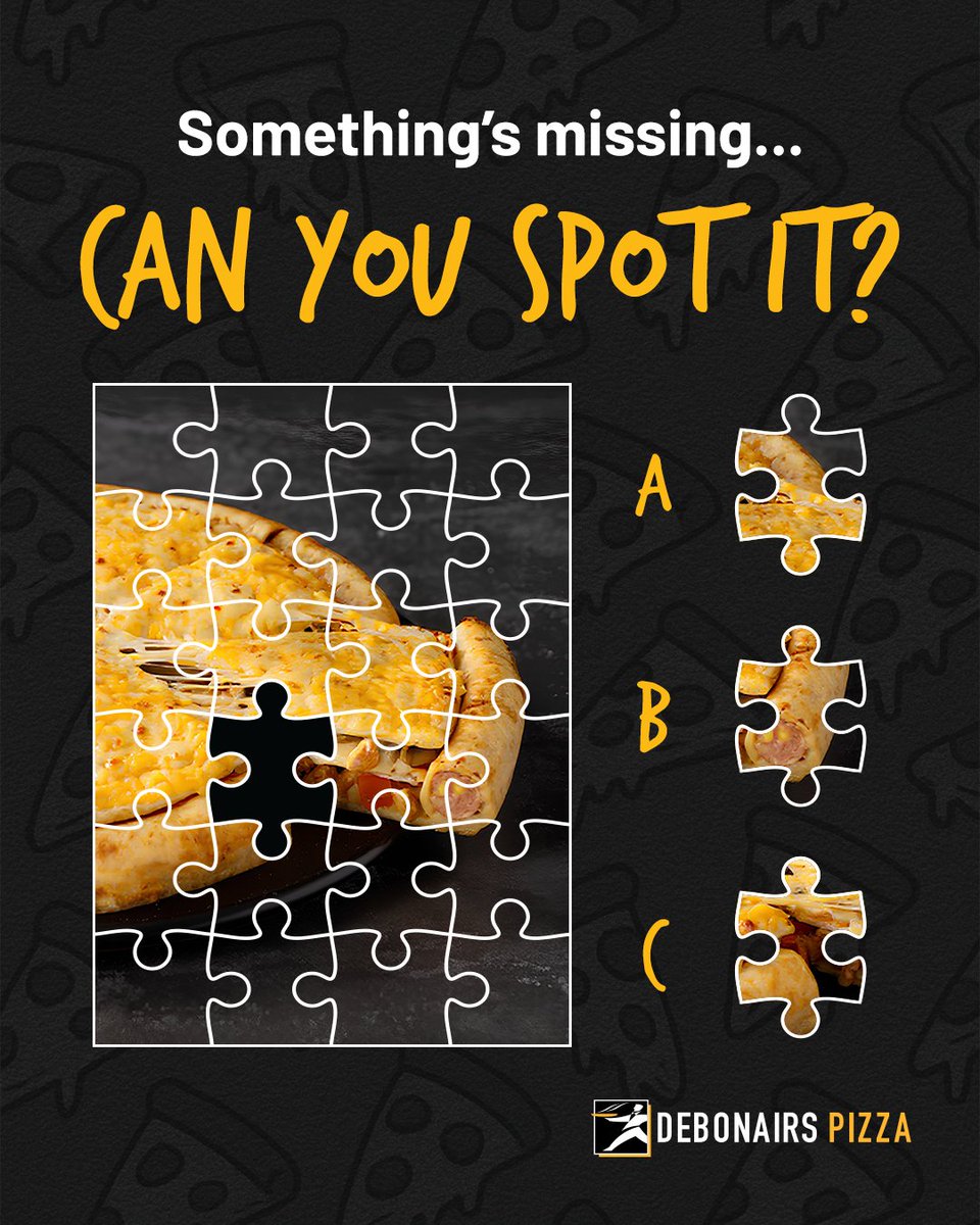 The Large Cram-Decker® isn’t complete without its final piece. Think you know what it is? 

Comment below and you could be one of two lucky winners to snag a DebonairsPizza voucher!

#DebonairsPizza #TrySomethingAmazing