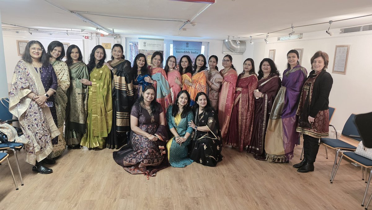 iccr_budapest's tweet image. A celebration of tradition and togetherness on the occasion of #MakarSankranti, organised by the Indian community at the Amrita Sher-Gil Cultural Centre of the Embassy of India, Budapest !!

@MEAIndia @MinOfCultureGoI @IndiaInHungary @iccr_hq @IndianDiplomacy