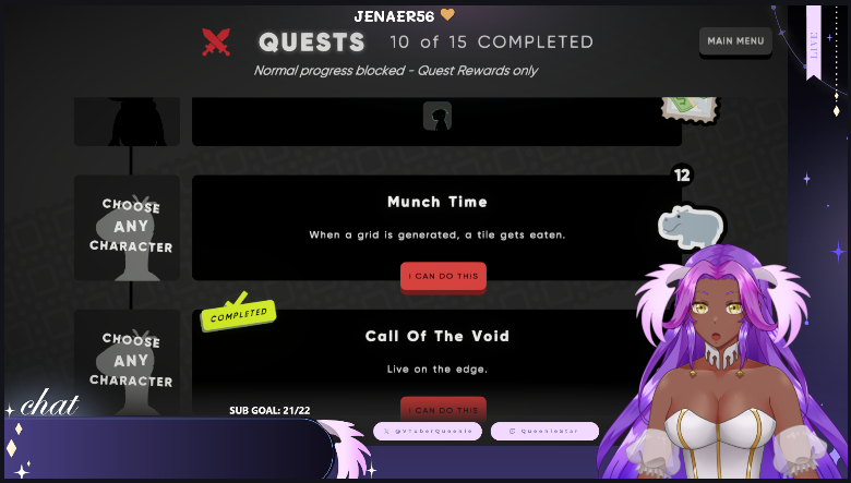 I'm once again attempting the hardest challenge that Cursed Words has to offer

How many attempts until I rage quit 😭 
🪽: twitch.tv/queeniestar

 #ENVTuber #VtuberTwP