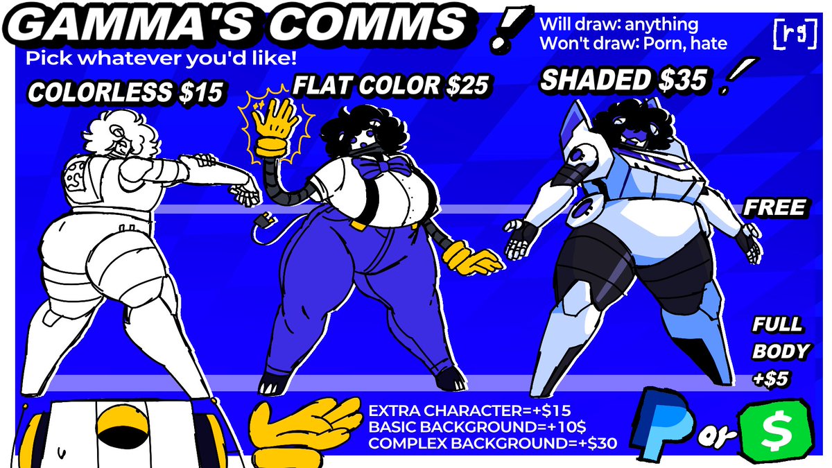 My Comms are Open! Details will be Discussed in DMs!