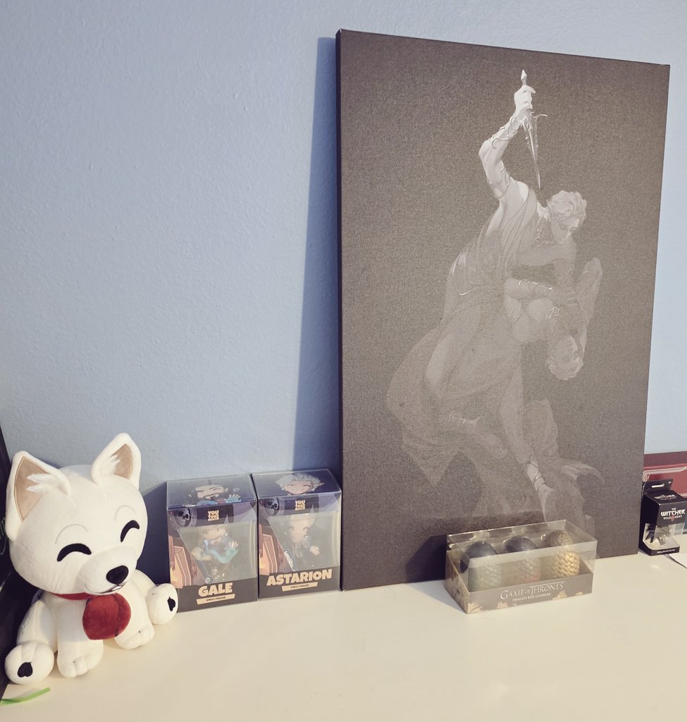 I finally got to display this beauty gifted to me by <a href="/KohfiBlacq/">Kohfi {a dork in grad school}</a> 

Astarion love 4 life