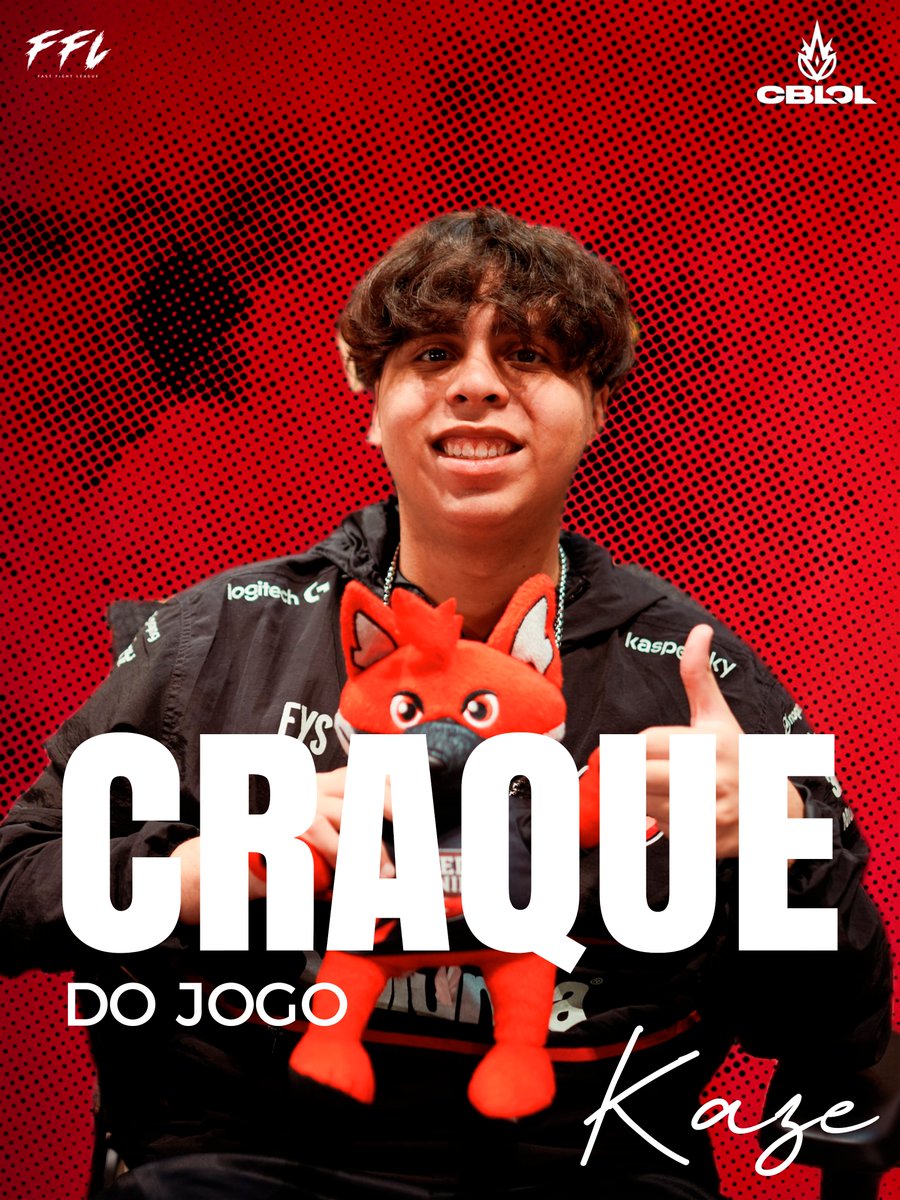FastFightLeague's tweet image. KAZE é o MVP do Confronto de RED e LEVIATAN.
O Mid Laner da Matilha conseguiu Garantir a Vitória após um confronto apertado com sua Aurora.