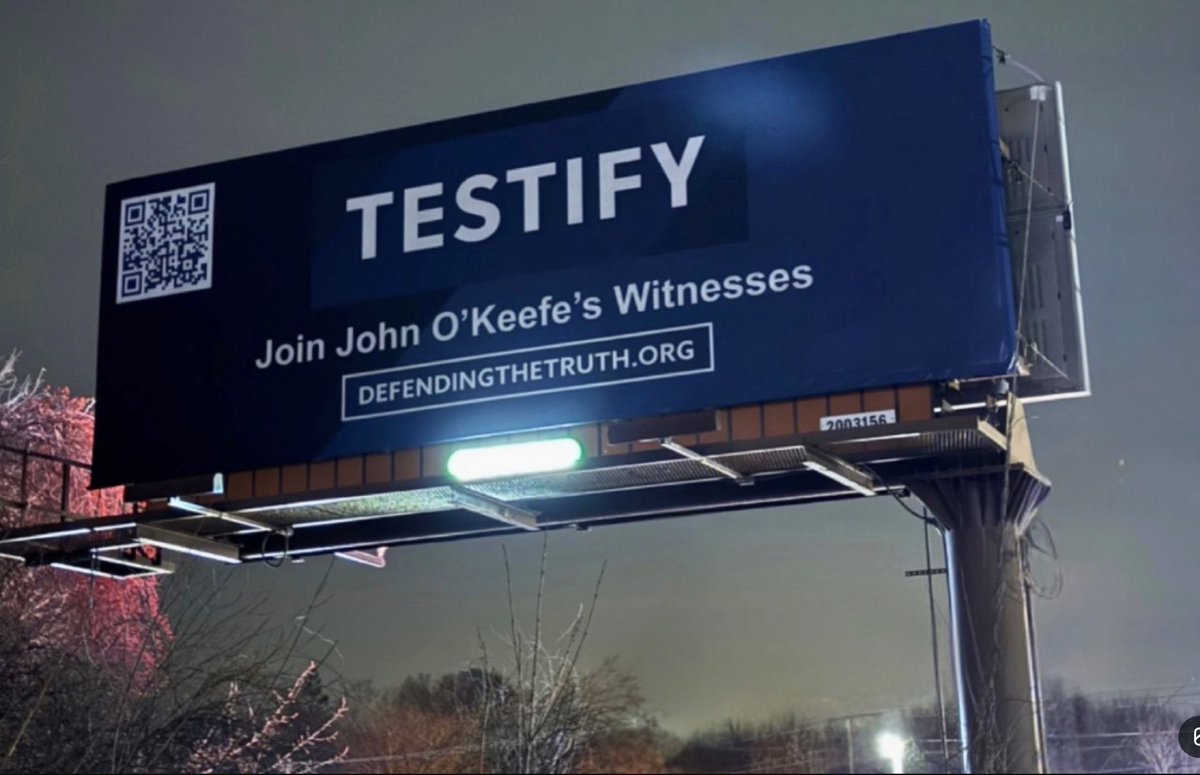 Outside Gillette Stadium in Foxboro, MA where the New England Patriots are currently playing the Houston Texans stands an important billboard.  

This billboard shares a link highlighting how the Karen Read trial has impacted those who testified despite a coordinated effort to