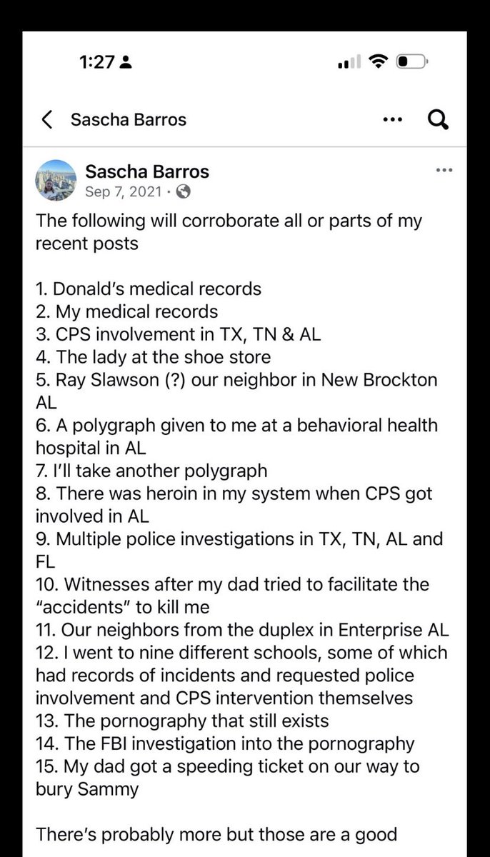 For those “victim shaming” assholes, saying show me the evidence, here is what Sascha Riley is providing. A list of where to look and what to look for. Including a polygraph. Sit down.