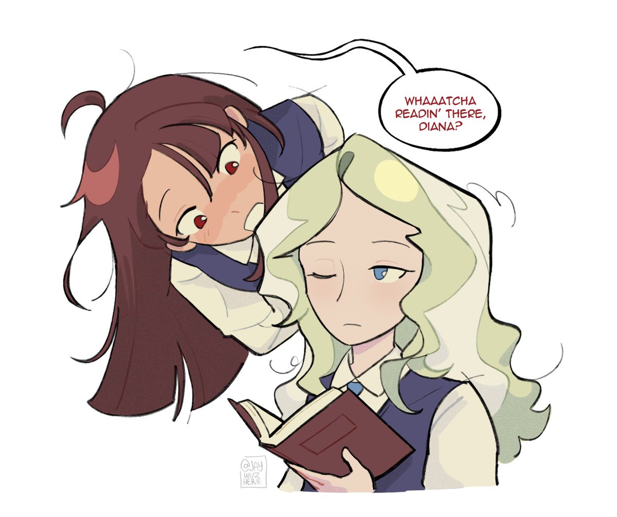 jaywuzhere's tweet image. perfect pair (1/3)
#LWA_jp #diakko