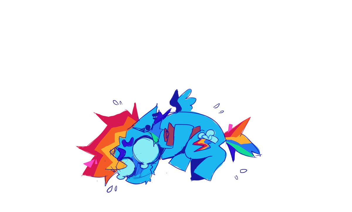 neko_snicker's tweet image. giving my comfort character one of my problems