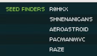 playoffs ended and I'm beyond grateful to have been brought onto the team as a seedfinder! being able to make an impact (even if a small one) and help out with something so big and important for the community has been a dream come true. ty all

also sorry for the snow village 😅