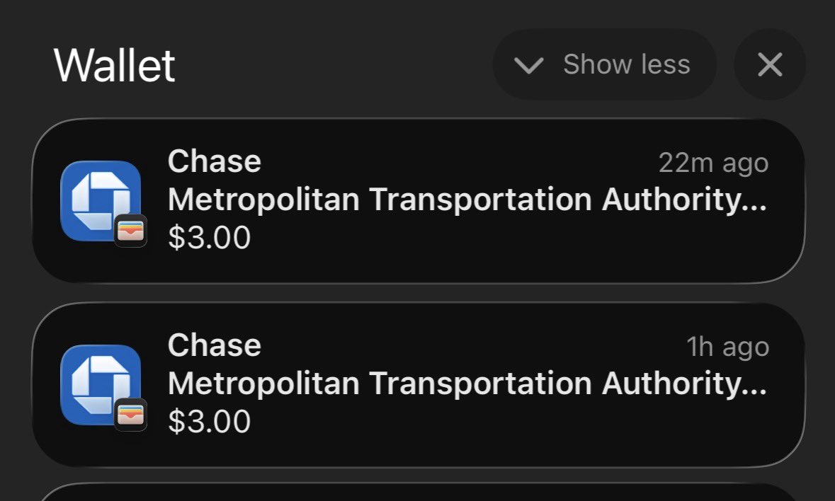 So, you cancel my train all month, 4 trains and a bus this AM, tonight it was 2 trains, to a bus, walk 15 blcks bc your bus driver told he was going the opposite way, a train, and a 25 minute walk home because your Q55 doesn’t show - and somehow I get double charged? No way. <a href="/MTA/">MTA</a>