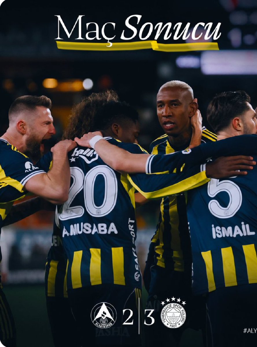 Engeller ortadan kalkınca, hakeden hak ettiği şekilde yoluna devam ediyor.
#ALYvFB