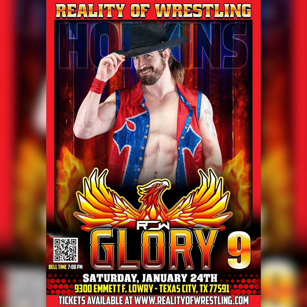 TheOfficialROW's tweet image. 🚨TALENT ANNOUNCEMENT🚨

@TheYoungGun_CH will be in action this Saturday at GLORY 9 inside the Walker Texas Lawyer Arena!

Who’s ready to COWBOY UP and try to take down this SHOOTING STAR? 

📍9300 Emmett F. Lowry Expy, Texas City, TX 77591
🚪 Doors Open: 6:30 PM
🕖 Bell Time:…