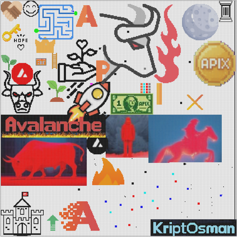 avaxpixel's tweet photo. 💪@avax is here, where are you? 🔺

Very soon, everyone will be talking about @AvaxPixel. The revolution is being painted pixel by pixel. 🎨🚀

Follow us and don't miss out!

MAKE APIX GREAT! 💎

#Avalanche #AvaxPixel #APIX https://t.co/zT9kq7dewr
