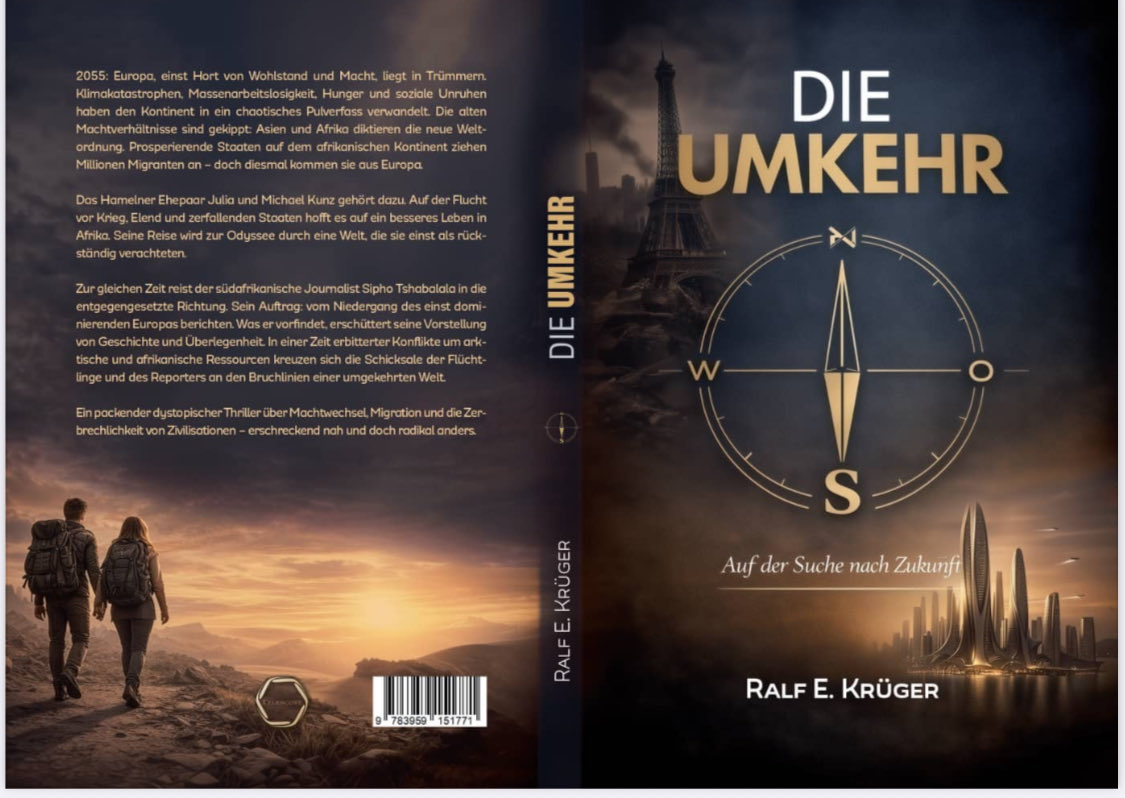 Auf der Suche nach einer neuen Weltordnung: Mehr denn je ein wichtiges Thema. Ab heute ist dazu mein dystopischer Afrika-Roman "2055 - Die Umkehr" online erhältlich. Ich bin sehr gespannt auf das Feedback.