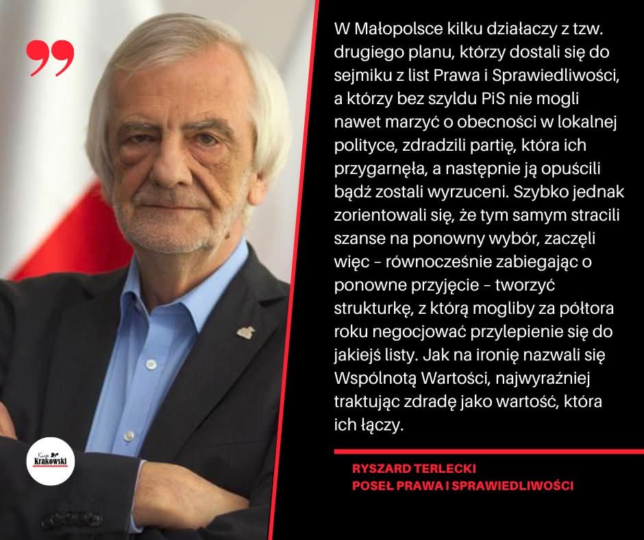 KrakowskiKurier's tweet image. Jutro o 8:00 nowy felieton posła Ryszarda Terleckiego na Kurierze Krakowskim. Zapraszamy do lektury i dyskusji! #KurierKrakowski #Felieton #Polityka #RyszardTerlecki @pisorgpl @RyszardTerlecki @mblaszczak @CzarnekP @OficjalnyJK