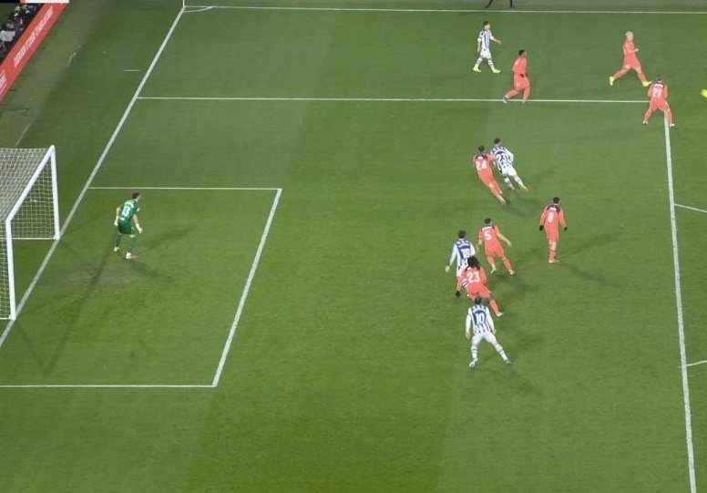 JosxFCB's tweet image. El gol de Joao Félix en Granada te lo anulan porque Ferran estando a 10 metros del balón dicen que interfiere.

Hoy es gol.