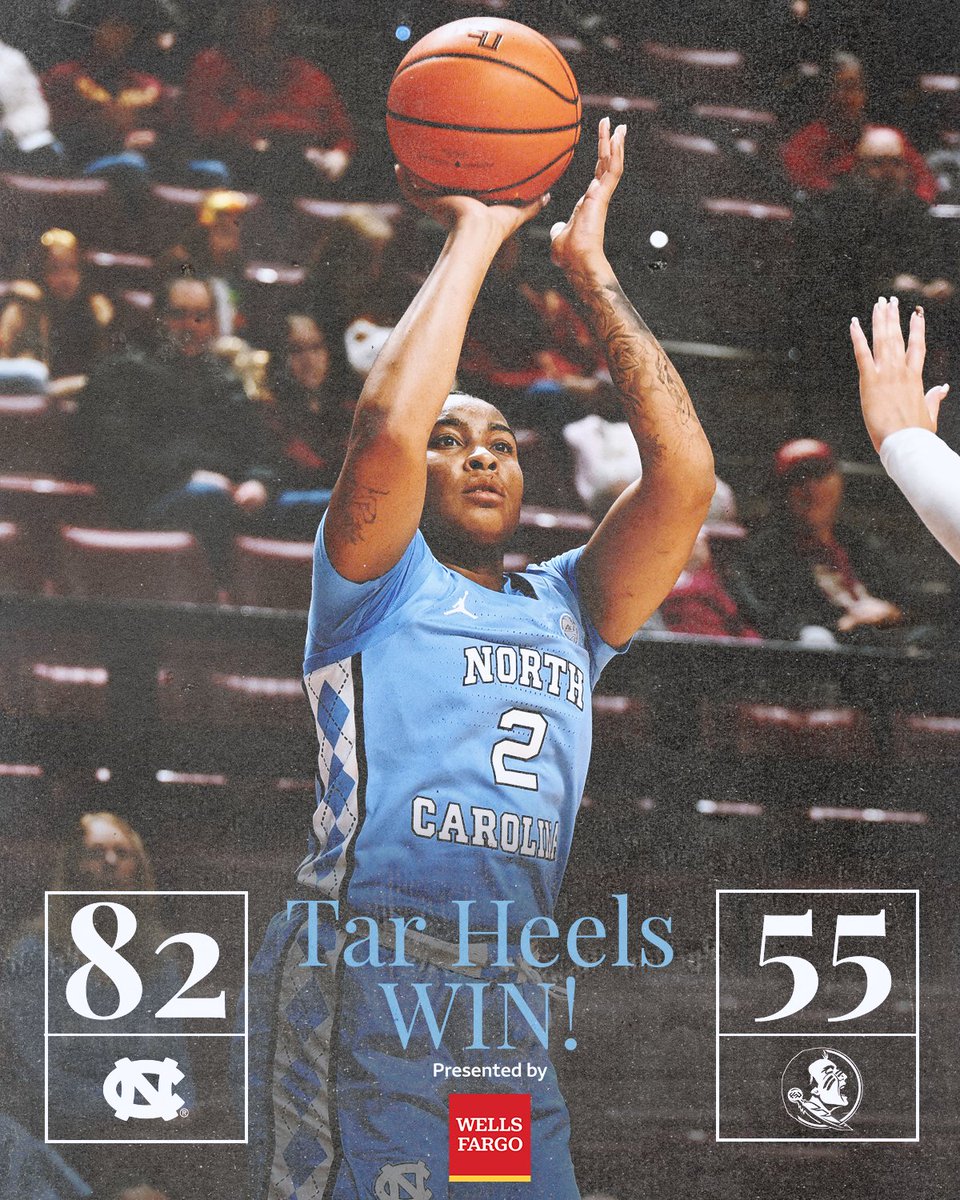 uncwbb's tweet image. Sunshine State 𝑺𝑾𝑬𝑷𝑻.

@WellsFargo x #GoHeels