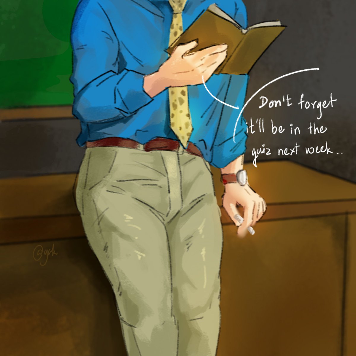 YArt2526's tweet image. Teacher AU returns #nanamikento #jjk
