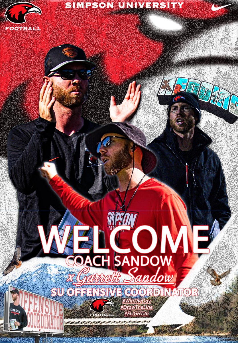 Simpson Red Hawks Football tweet media