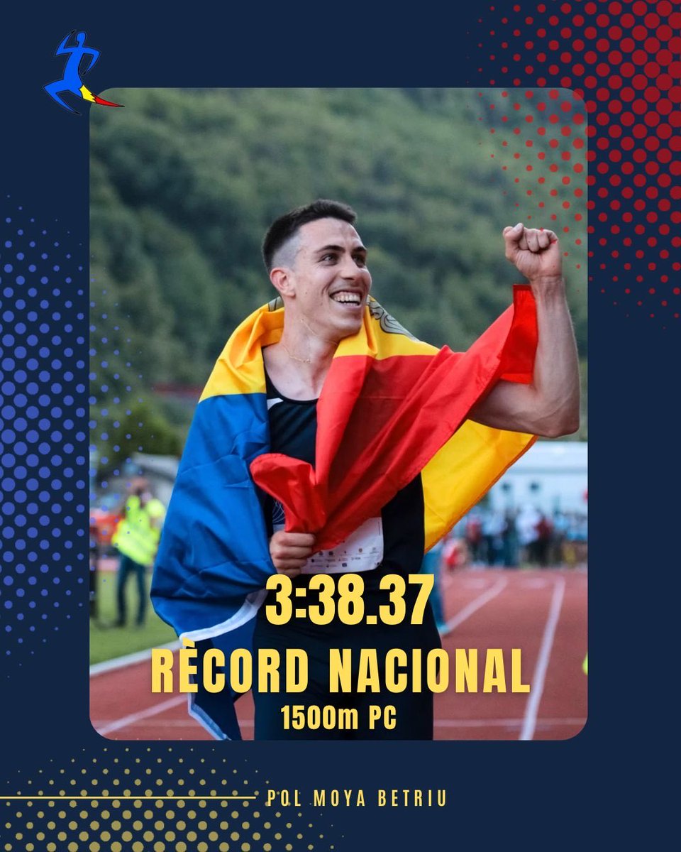 📣 RÈCORD‼️ 
📍CMCM Luxembourg Indoor Meeting 2026

@polmoya4 nou RN 🇦🇩 de 1500m en PC amb un temps de 3:38.37 🔥 millorant en més d’un segon i mig el seu anterior rècord de 3:40.10 

Gran inici de temporada 👏🏼 Pròxima carrera ➡️ Míting Internacional de Catalunya

A tope Pol!!