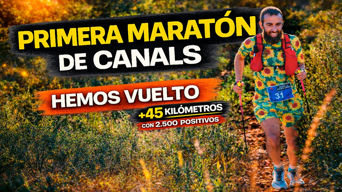 🔥 Maratón Trail Canals 2026 👉 45 km +2.400m y 9 subidas 😵‍💫 EXTREMADAMENTE DURA🤯

VIDEO: youtu.be/1Z9LKj8XAQQ?si…