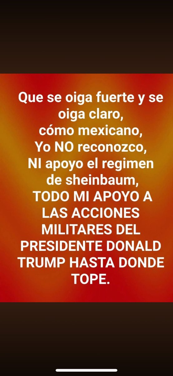 YO NO RECONOZCO A CLAUDIA, COMO MI PRESIDENTA SIN HUEVOS 🥚 ELLA LOPEZ Y MORENA. NO VALEN MADRE síganme.