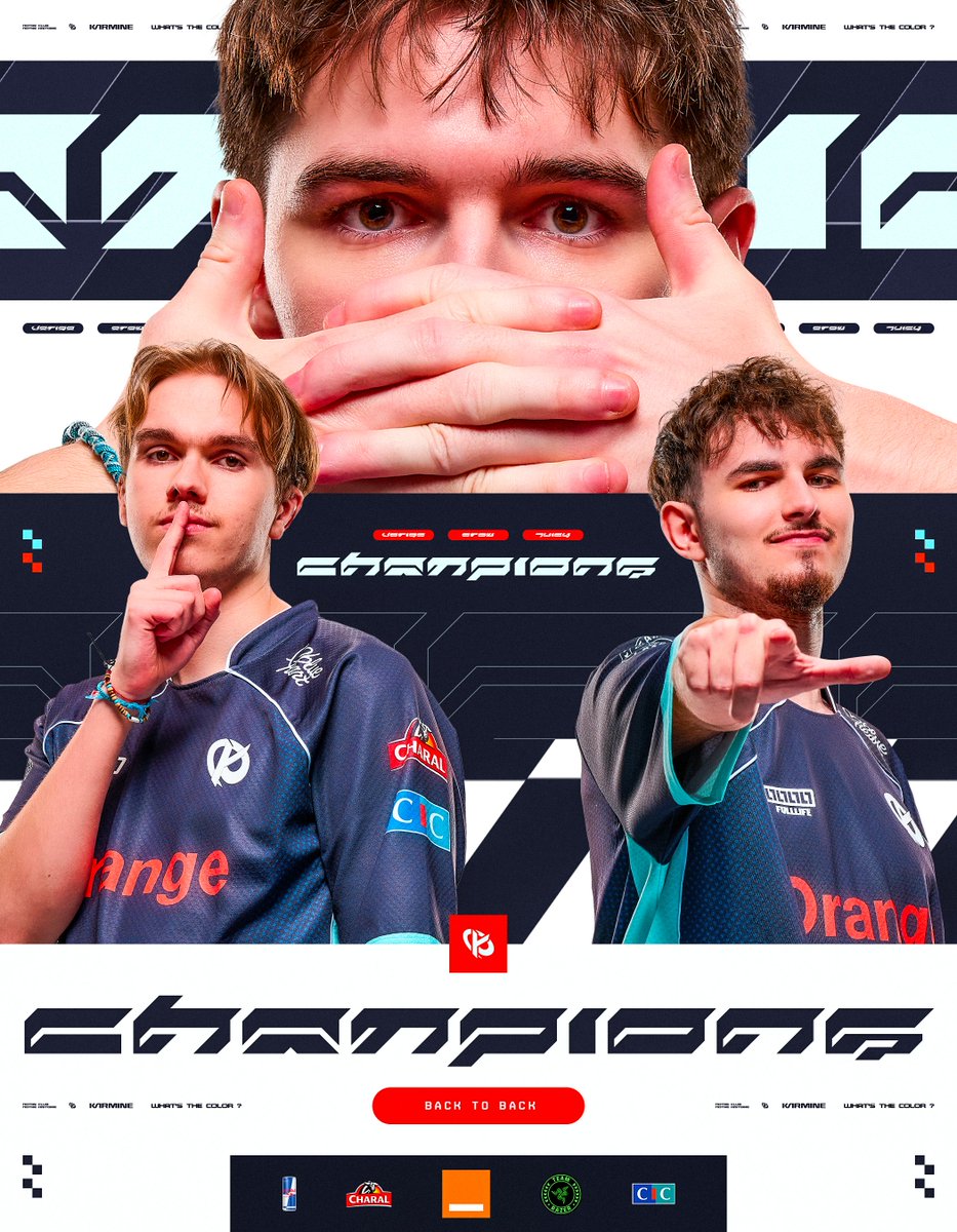 KarmineCorp's tweet image. CHAMPIONS DU RLCS EU OPEN 2 🏆

Nos joueurs ont su remonter le bracket et finissent par remporter un nouveau titre, félicitations les gars ! #KCORP 

👑 @Vatira5 
👑 @AtowRL 
👑 @juicyyrl 

👑 @Extra_RL 
👑 @JordiNouvellet