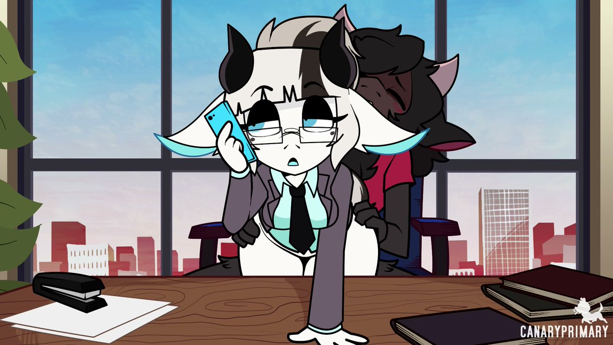 動画プレビュー: Mallory the secretary's efficient ride! [CanaryPri