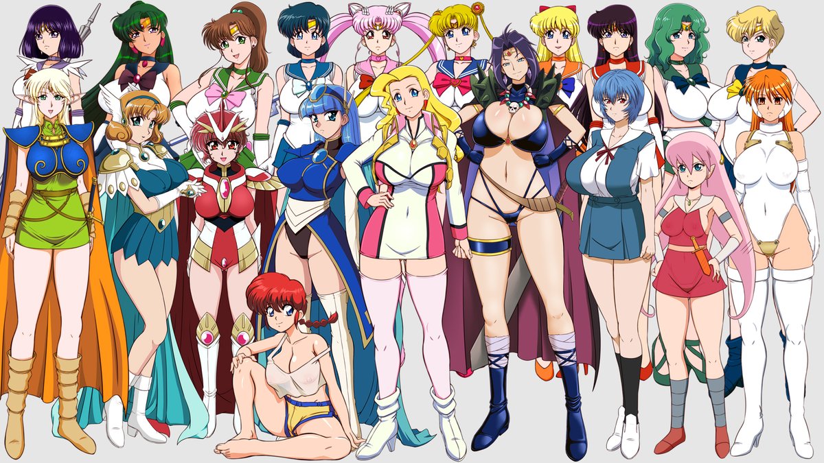 平成前期ヒロイン更新
マント率の高さよ 