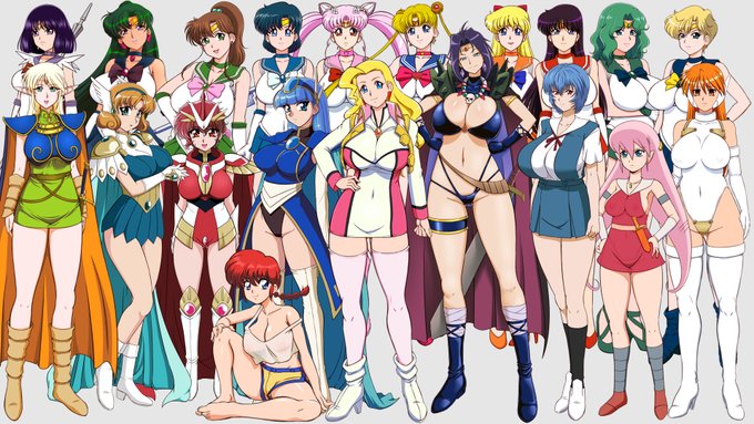 平成前期ヒロイン更新
マント率の高さよ 