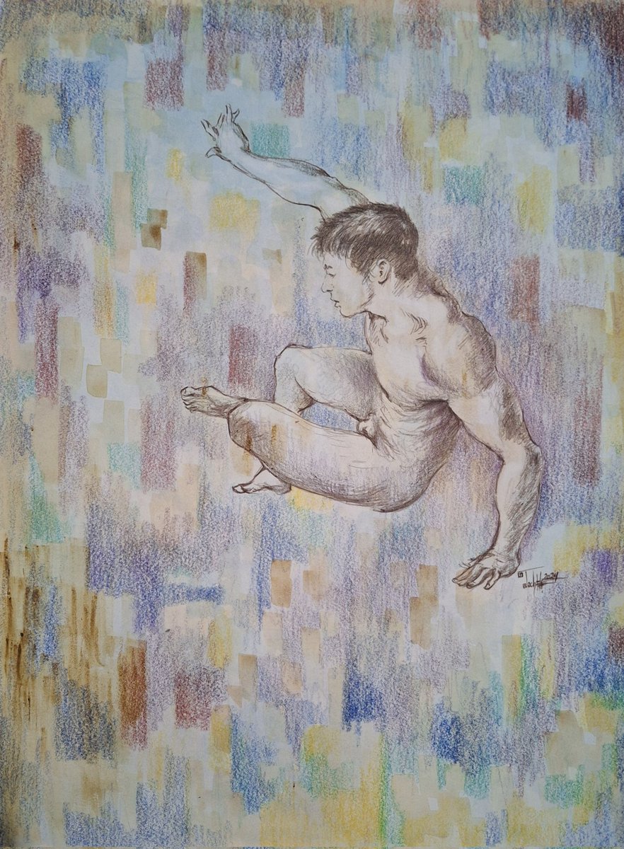 Composición corporea cromática
Mixta, 2024
#tochtlimartinezarte #tochtli 
#tochtlimartinez #artehumano 
#integracion #abstractofigurativo 
#mixedmedia #mixedmediaart 
#watercolor #acuarela #figurahumana #figurativo 
#figurativeart