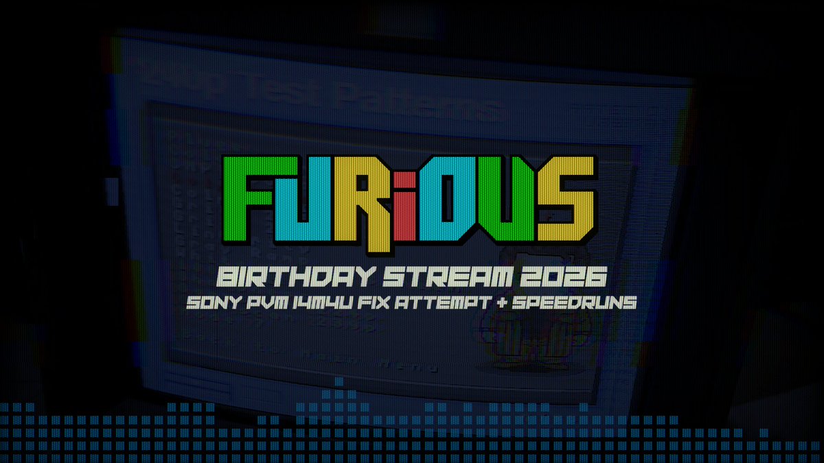 We're back, boys!
twitch.tv/furious